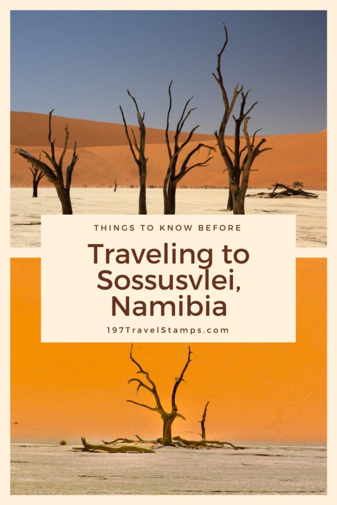 Everything you need to know before traveling to Sossusvlei Namibia pin this