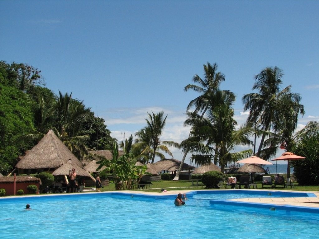 Best beaches near Maputo - Hotel and Pool on Inhaca Island