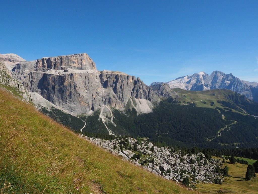 Dolomites hiking tours to Piz Boé peak