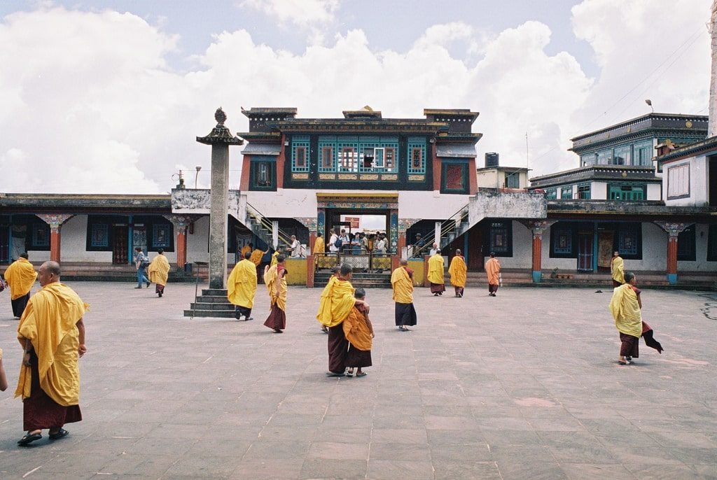 Rumtek Monastery not far from Gangtok is a great place to witness the culture of Sikkim