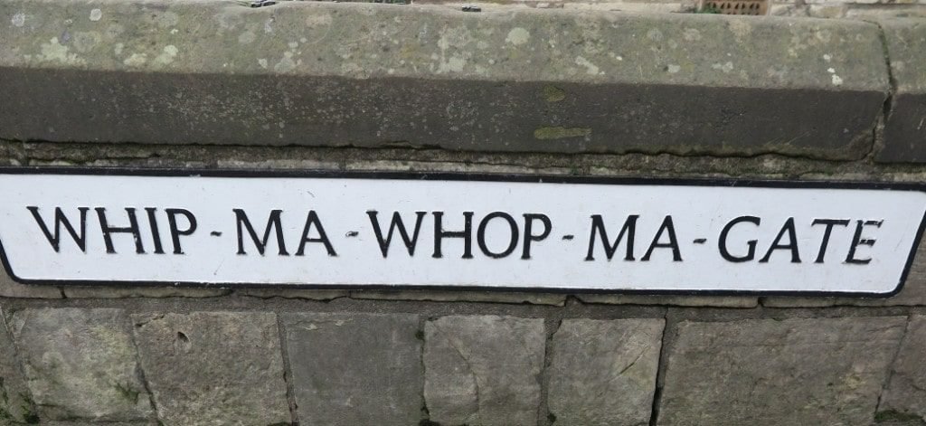 Whip-Ma-Whop-Ma-Gate Street in York, England