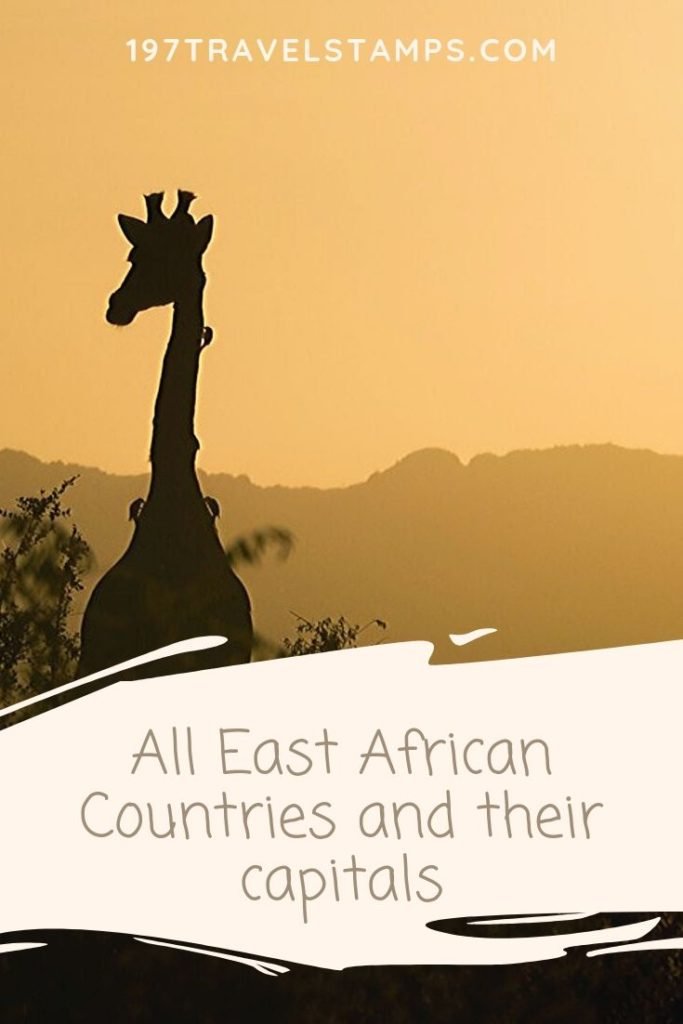 List of East African Countries and Capitals, currencies and their population