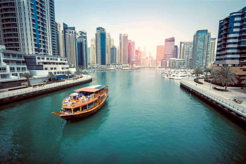 Marina is the best area to stay in Dubai for nightlife
