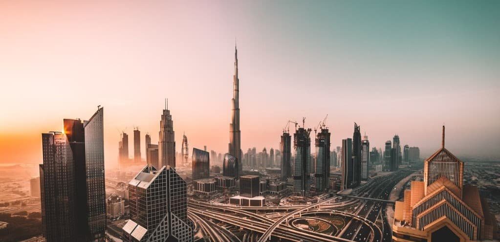 Skyline of Dubai Image