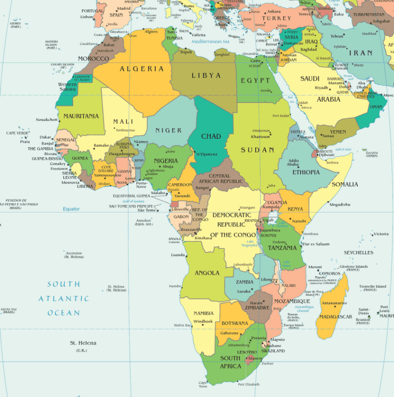 List of African Countries and Capitals in Alphabetical Order - 197 ...